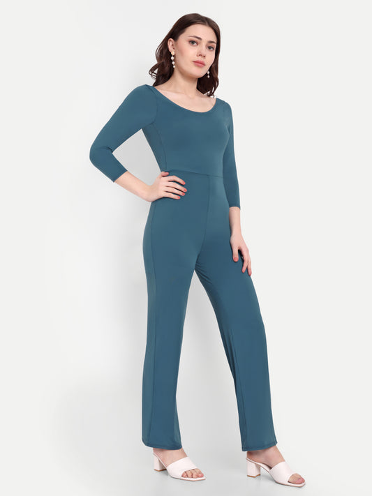 ARINA BODYSUIT IN TEAL BLUE