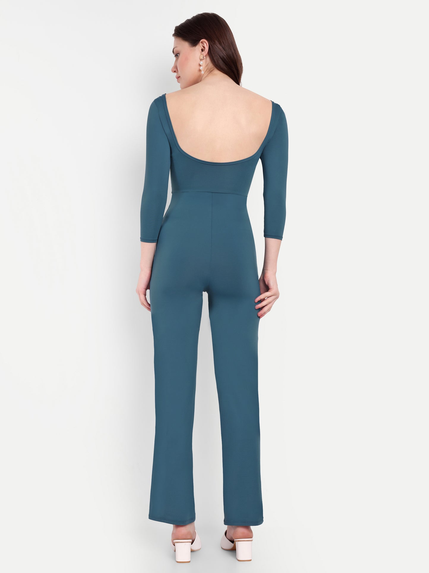 ARINA BODYSUIT IN TEAL BLUE