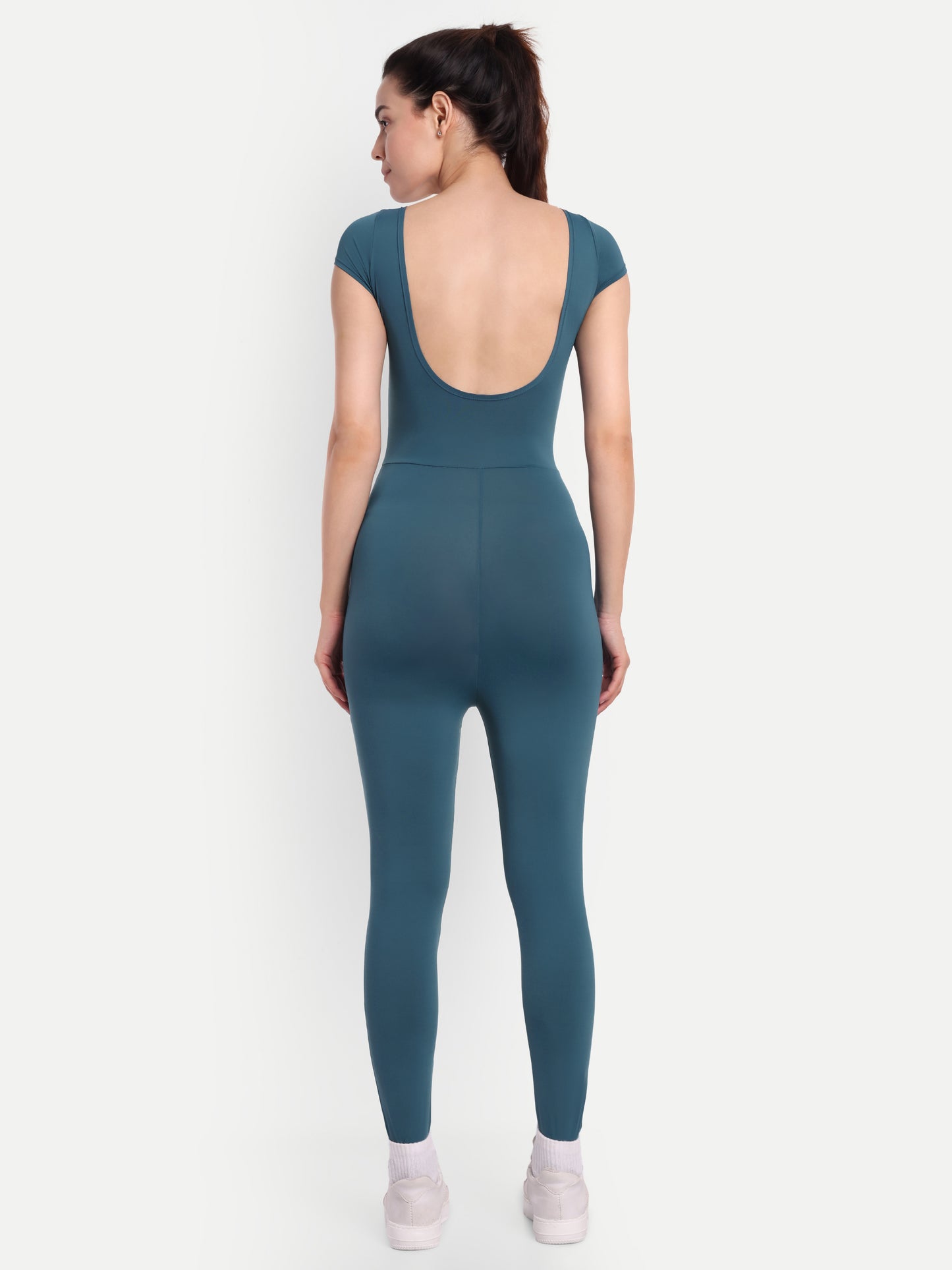 MARA BODYSUIT IN TEAL BLUE