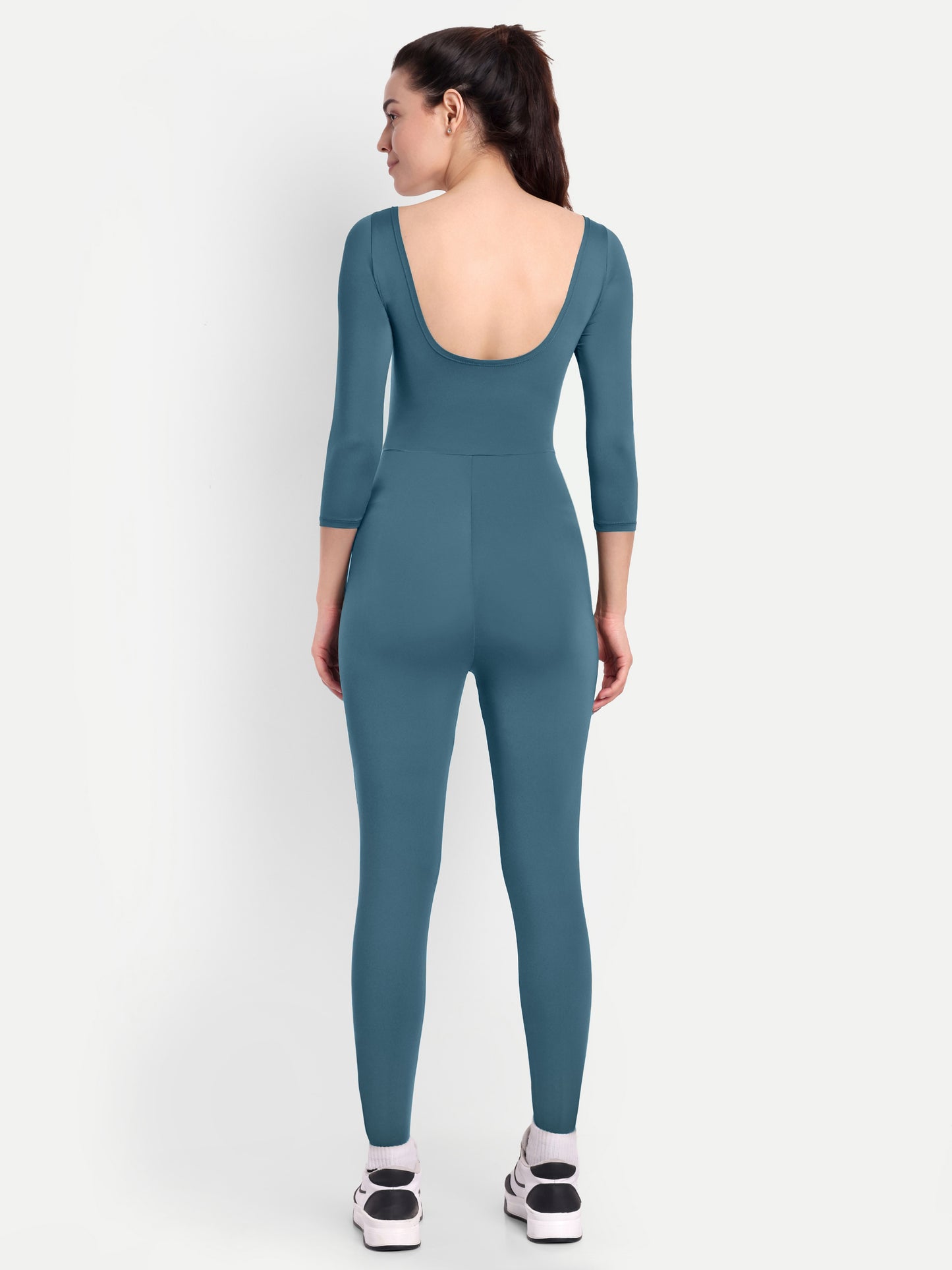 PARIS BODYSUIT IN TEAL BLUE