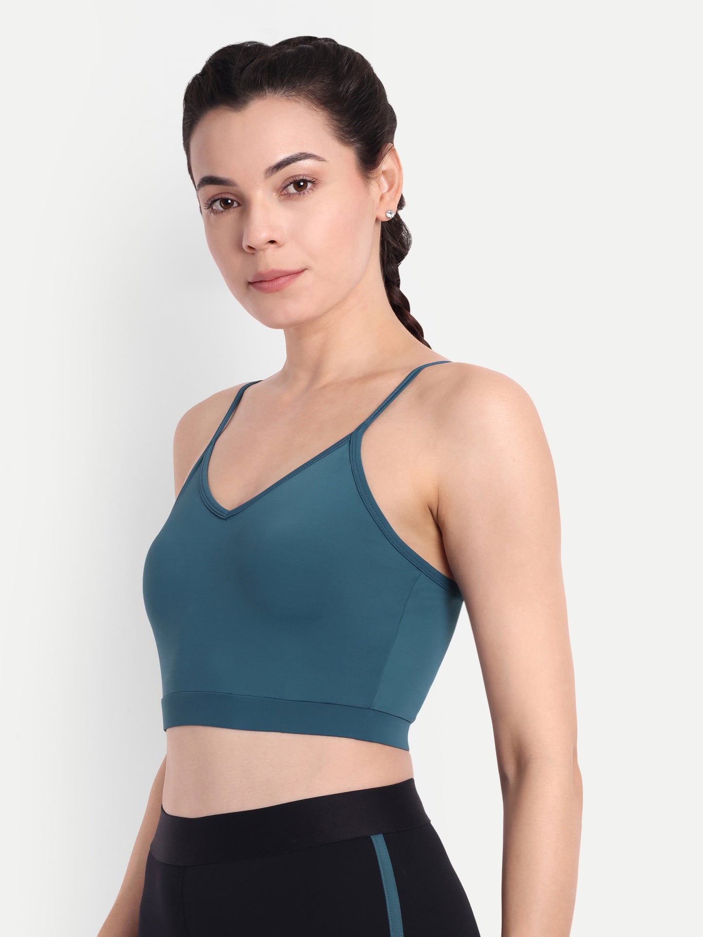 LANA SPORTS BRA IN TEAL BLUE