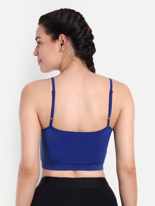 LANA SPORTS BRA IN LAPIS BLUE