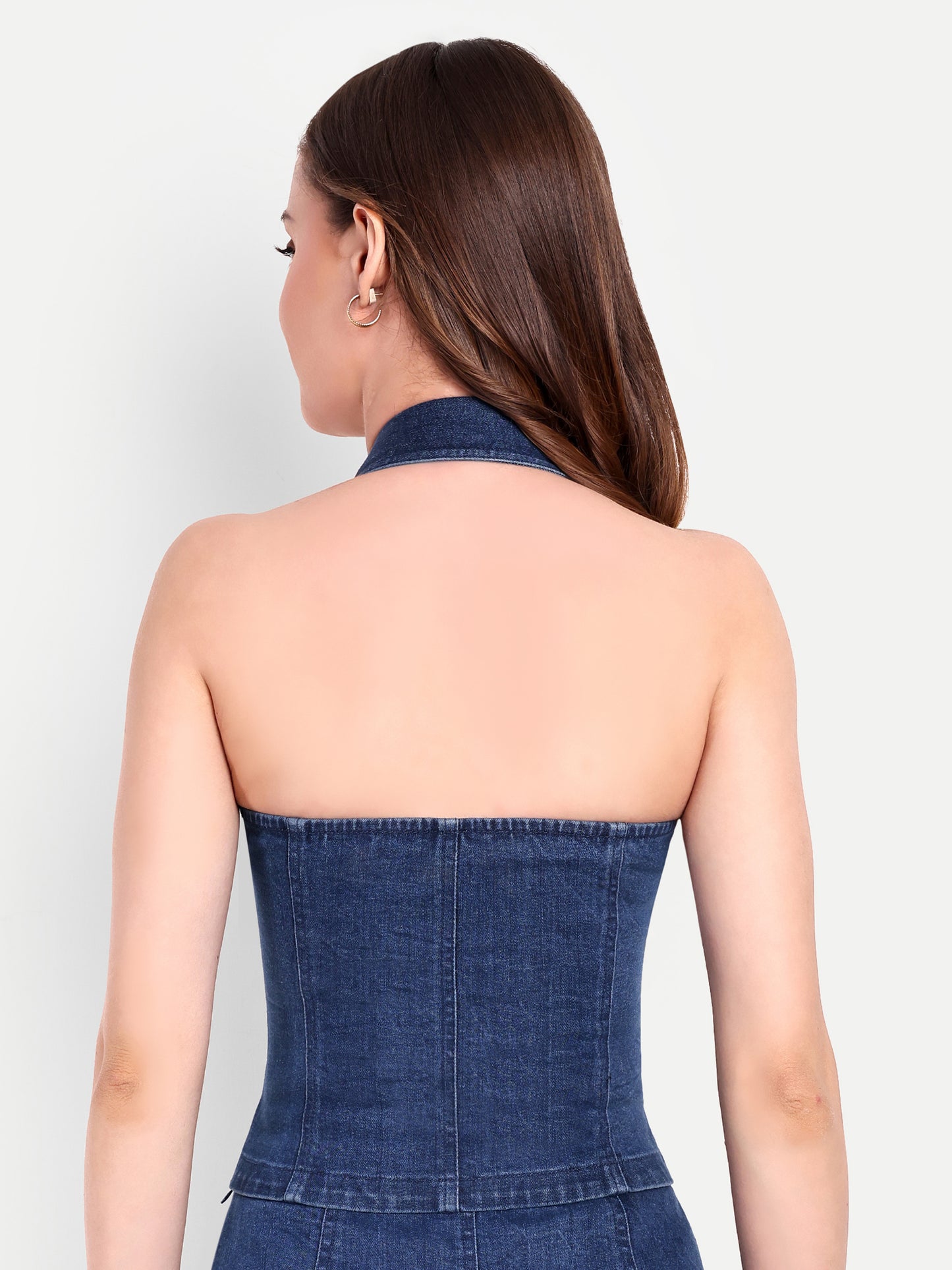 CECE DENIM WAISTCOAT