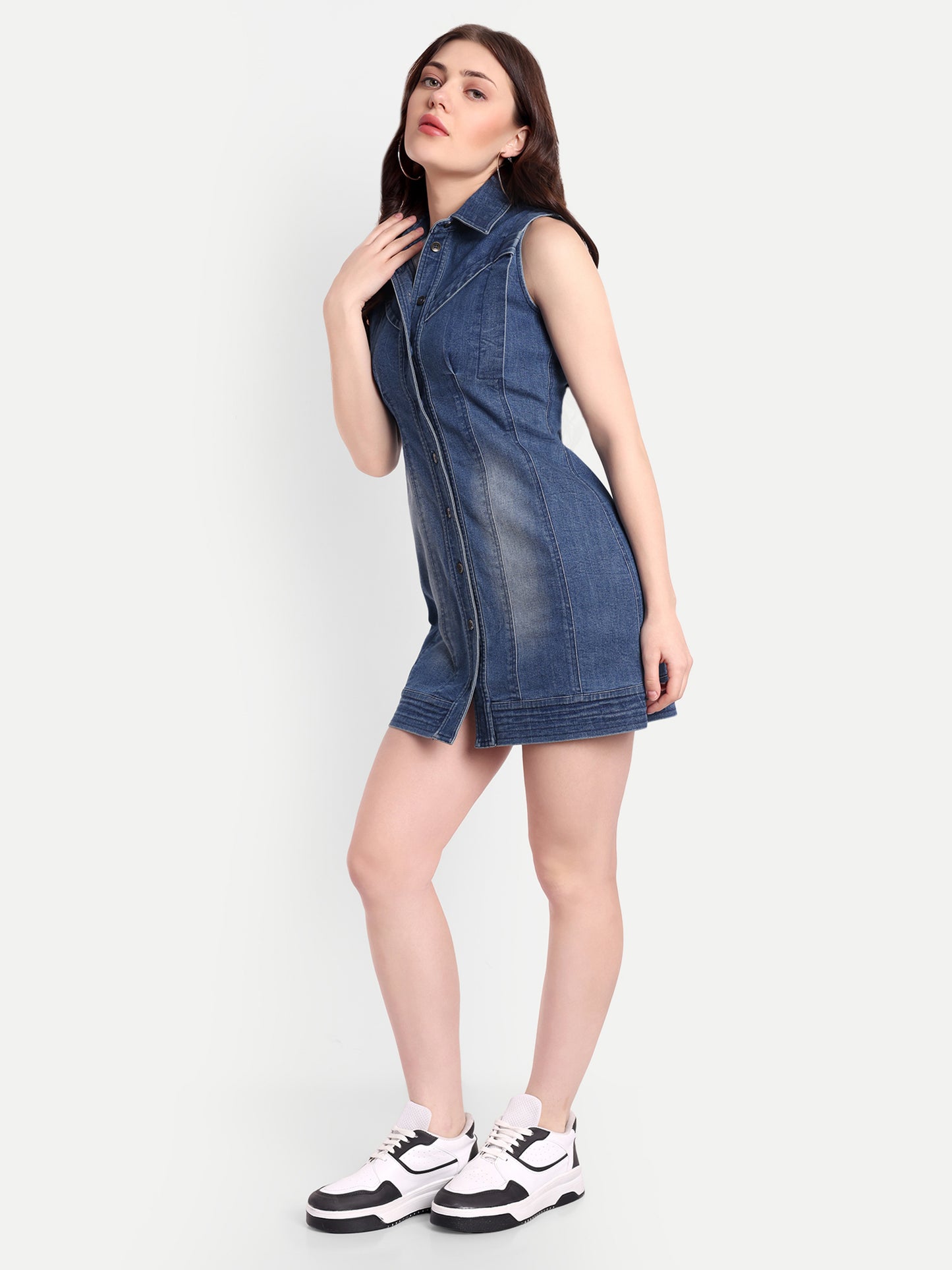 VICTORIA DENIM DRESS