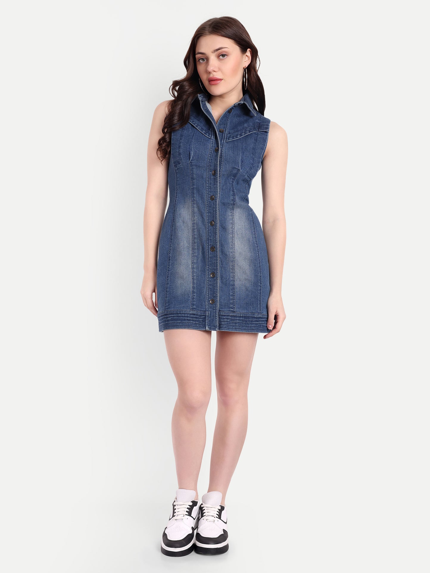 VICTORIA DENIM DRESS