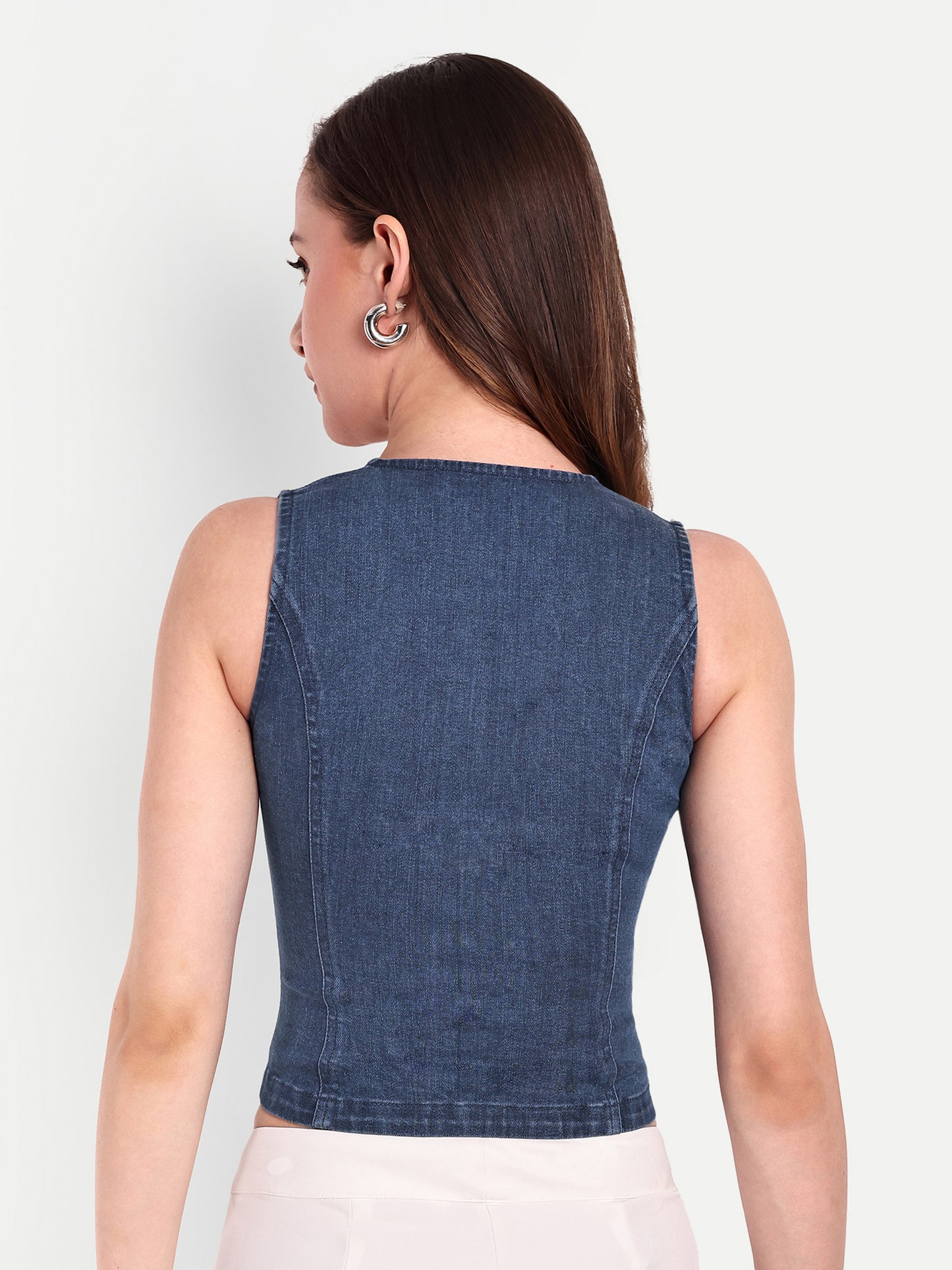 POPPY DENIM WAISTCOAT