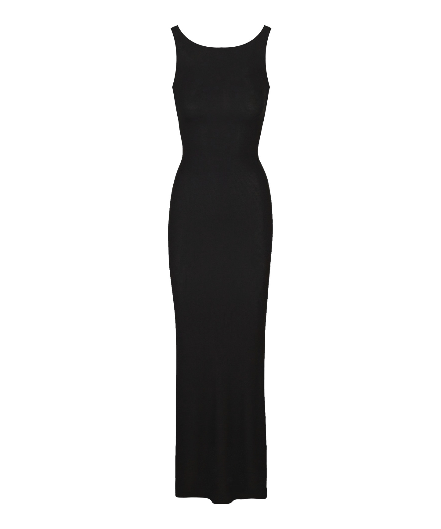 LUNA LOUNGE DRESS IN BLACK