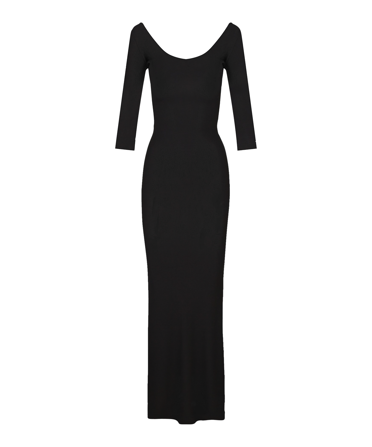 NADIA LOUNGE DRESS IN BLACK