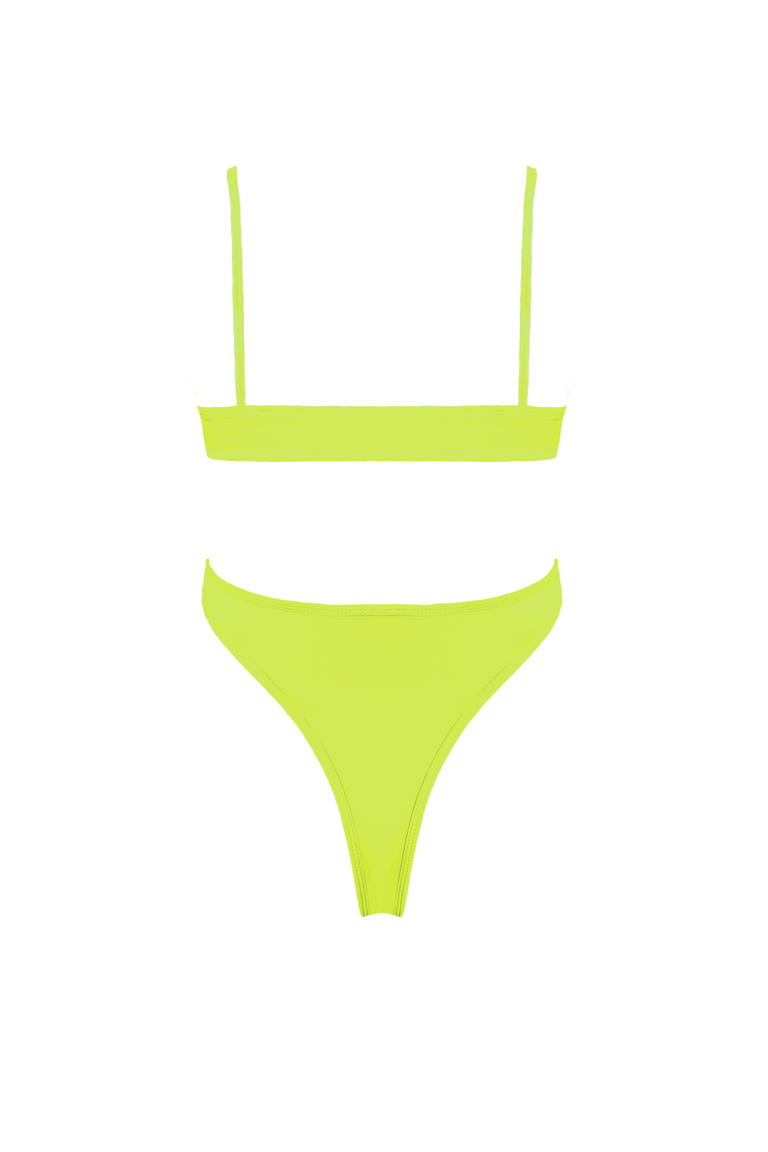 CHRISTY BIKINI SET IN LIME WITH SARONG