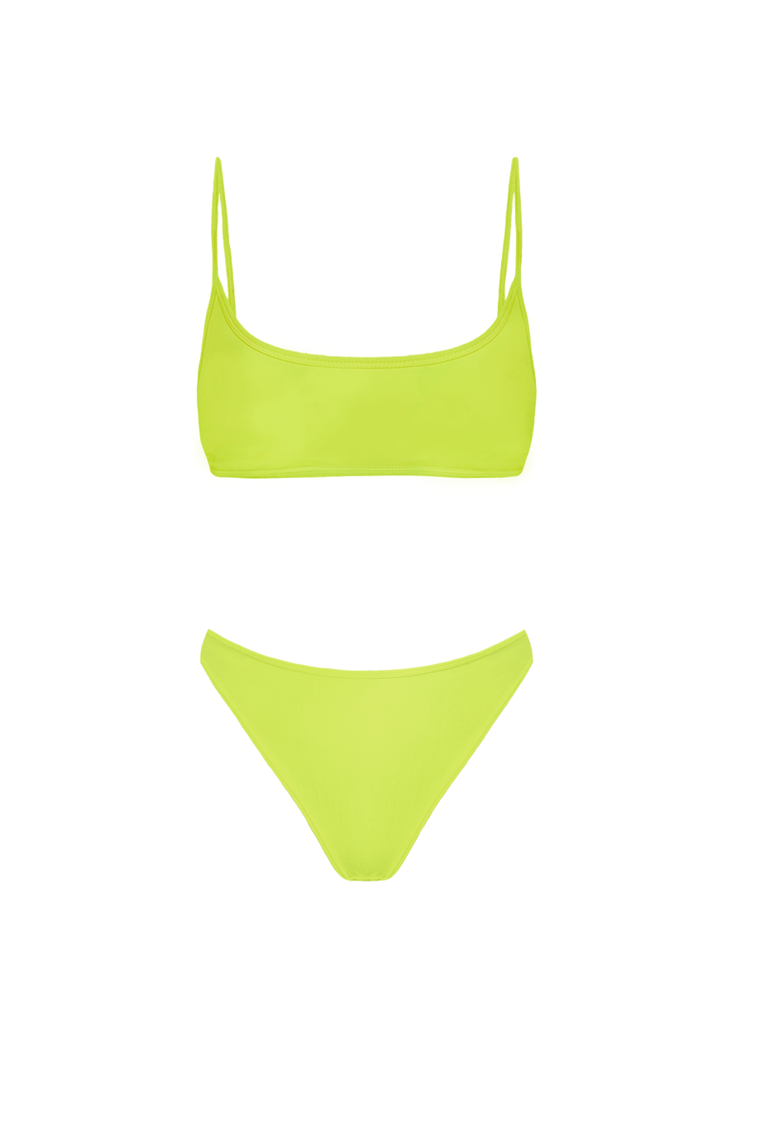 CHRISTY BIKINI SET IN LIME WITH SARONG